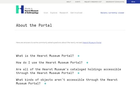About the Portal – Phoebe A. Hearst Museum of Anthropology