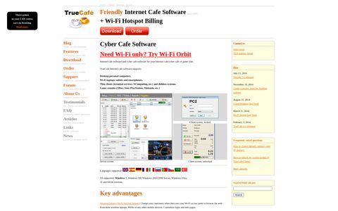 TrueCafe: Internet Cafe Software