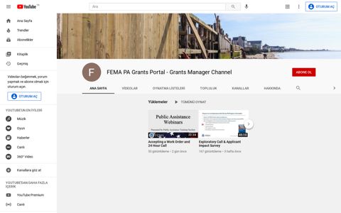 FEMA PA Grants Portal - Grants Manager Channel - YouTube