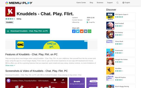 Download Knuddels - Chat. Play. Flirt. on PC with MEmu