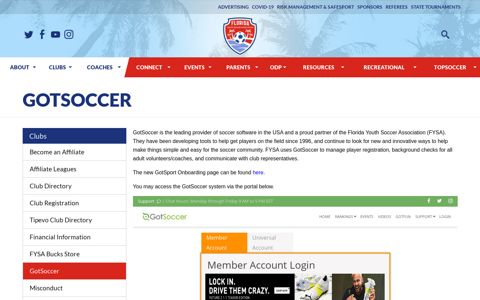 GotSoccer - Clubs | Florida - Florida Youth Soccer Association