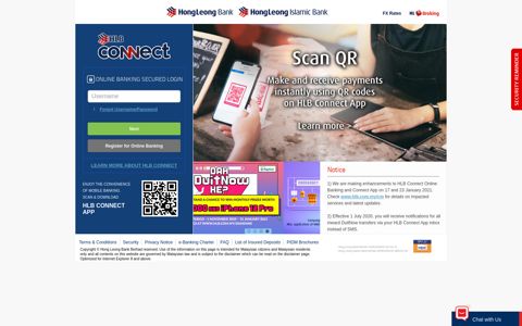 Hong Leong Connect Online and Mobile Banking