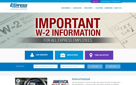 Express Employment Professionals: Jobs – Staffing Companies