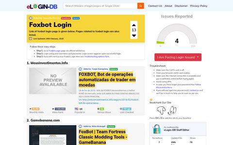 Foxbot Login - A database full of login pages from all over the ...
