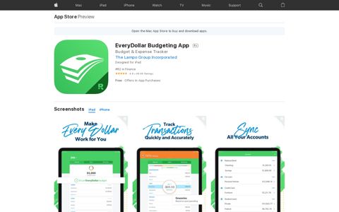 ‎EveryDollar Budgeting App on the App Store