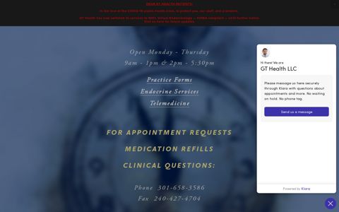 Appointments — GT Health, Endocrinology