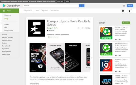 Eurosport: Sports News, Results & Scores - Apps on Google ...