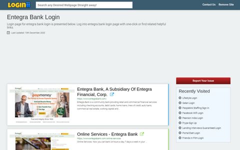 Entegra Bank Login - Loginii.com