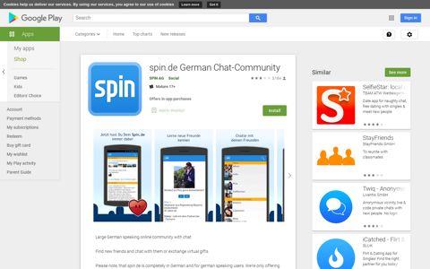 spin.de German Chat-Community - Apps on Google Play