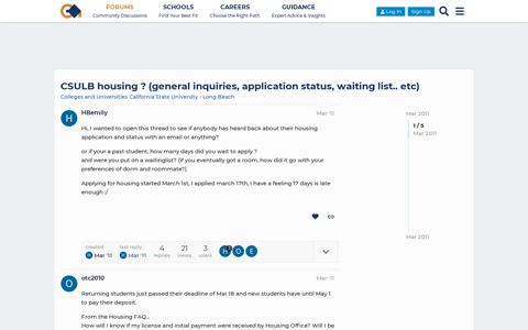 CSULB housing ? (general inquiries, application status ...