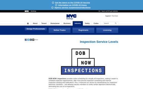 DOB NOW: Inspections - NYC.gov