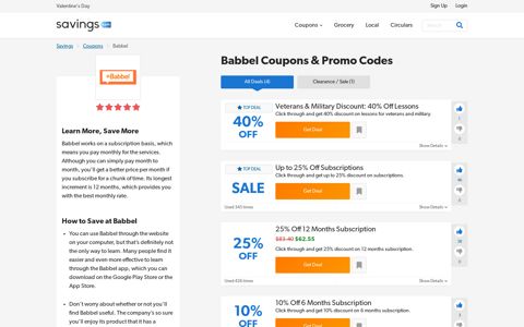 25% Off Babbel Coupons, Promo Codes & Deals 2020 ...