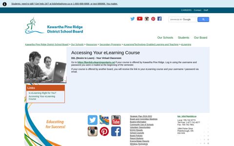 Accessing Your eLearning Course