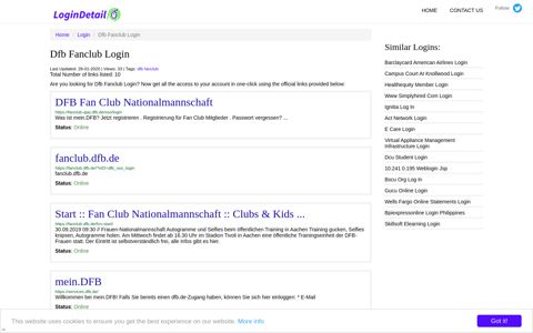 Dfb Fanclub Login DFB Fan Club Nationalmannschaft - https ...
