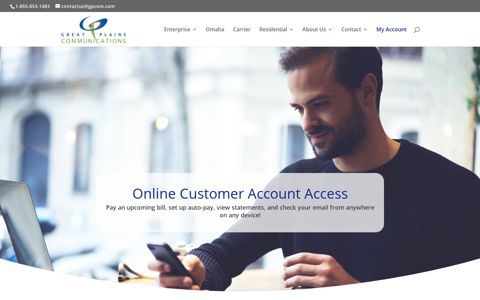 MyAccount Customer Access | Great Plains Communications