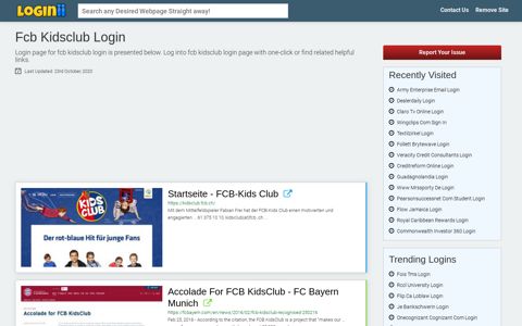 Fcb Kidsclub Login | Accedi Fcb Kidsclub - Loginii.com