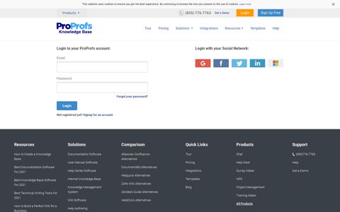 Login / Knowledgebase - Create Free Articles - ProProfs