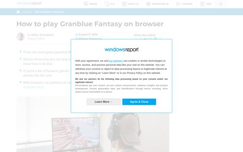 How to play Granblue Fantasy on browser - Windows Report