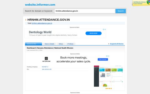 hrnhm.attendance.gov.in at WI. Dashboard | Haryana ...