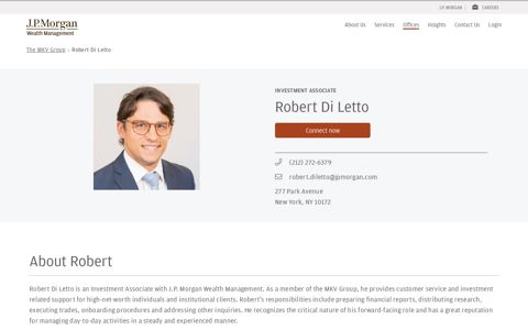 Robert Di Letto | The MKV Group | Financial Advisor in New York