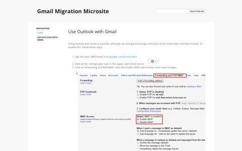 Use Outlook with Gmail - Gmail Migration Microsite