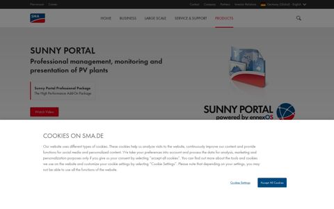 Sunny Portal powered by ennexOS | SMA Solar