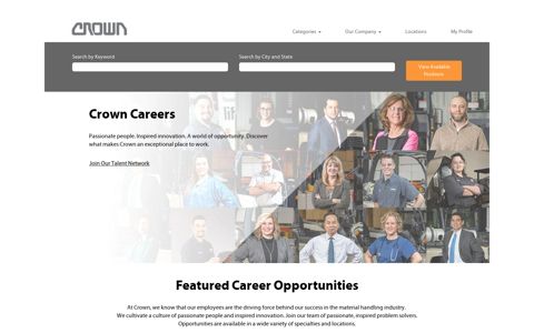 Careers at Crown | Crown Equipment