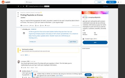 Finding Paystubs on Kronos : employedbykohls - Reddit