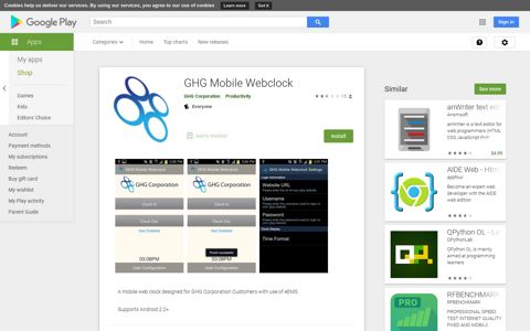 GHG Mobile Webclock - Apps on Google Play