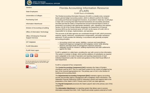 Florida Accounting Information Resource (FLAIR)