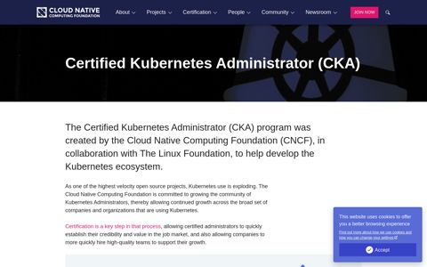 Certified Kubernetes Administrator (CKA) | Cloud Native ...