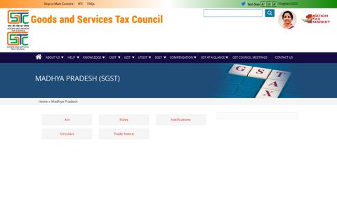 Madhya Pradesh | Goods and Services Tax Council - GST ...