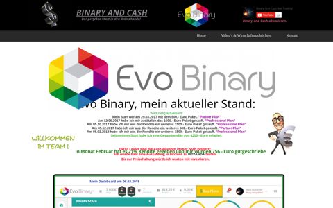 Evo Binary - Binary-and-Cash