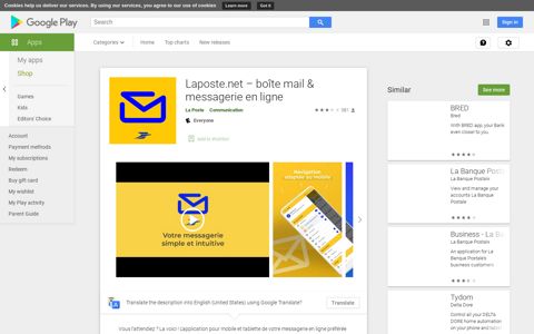 Laposte.net – boîte mail & messagerie en ligne - Apps on ...