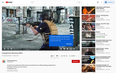 FootageCrate- Mercenary Effect - YouTube