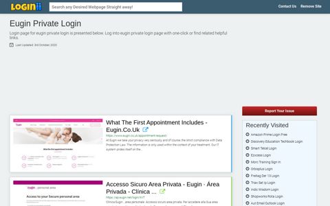Eugin Private Login - Loginii.com