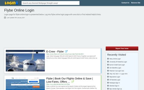 Flybe Online Login - Loginii.com