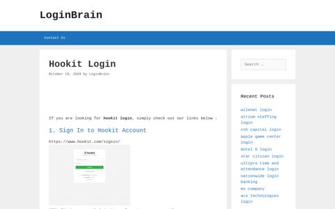 Hookit - Sign In To Hookit Account - LoginBrain
