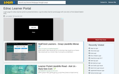Edrac Learner Portal - Loginii.com
