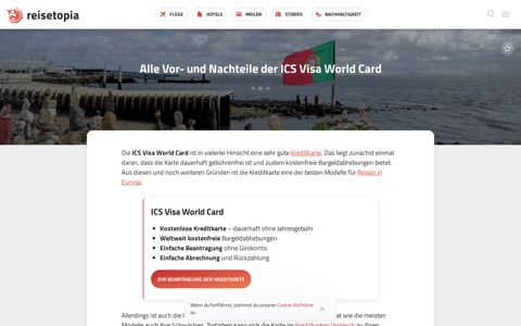 Alle Vor- und Nachteile der ICS Visa World Card im Überblick
