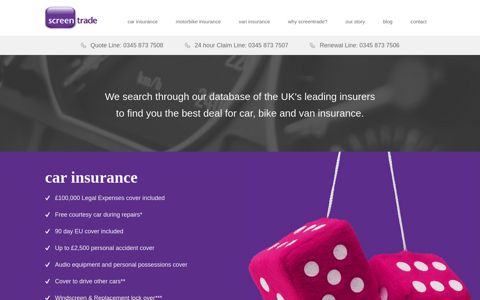 Screentrade Insurance | Cheap UK car, motorbike and van ...