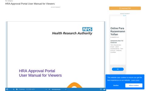 HRA Approval Portal User Manual for Viewers | Manualzz