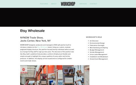 Etsy Wholesale — WORKSHOP