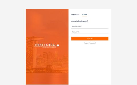 Sign In to JobsCentral Singapore