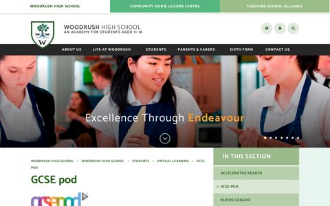 GCSE pod - Woodrush High School