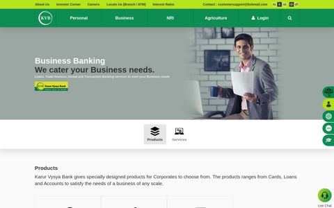 Business Banking - Karur Vysya Bank
