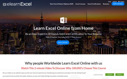 eLearnExcel: Learn Excel Online