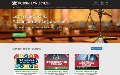 Fusion Law School: Best Online Law School in India