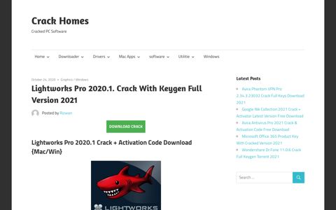 Lightworks Pro 2020.1 Crack + Keygen Full Version [Win/Mac]