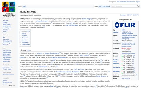 FLIR Systems - Wikipedia